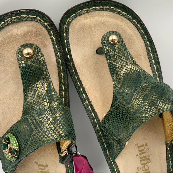 Alegria Carina Fancy Fish Sandals. Green. Women’s Size 36. - Picture 5 of 9